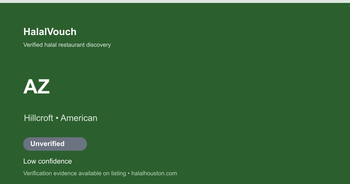 AZ — HalalVouch branded listing image